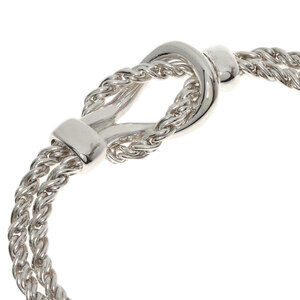 Tiffany Co Double Rope Necklace Silver